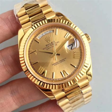 gold rolex day date replica|rolex datejust copies.